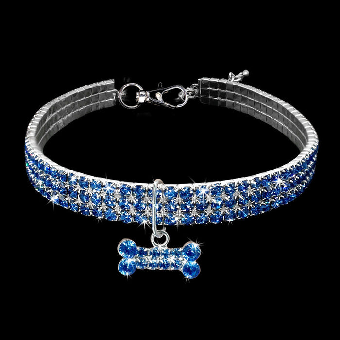 Bling Rhinestone Pet Collar