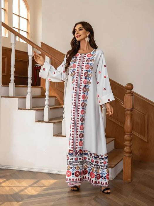 Decorative Printed Dress