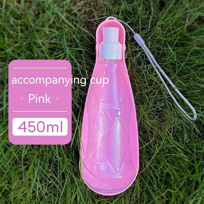 Pet Water Cup Outdoor Portable Folding Dog Water Bottle 550ml
