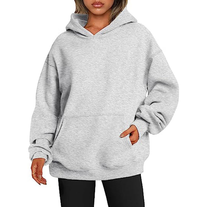Solid Sweatshirt Oversized