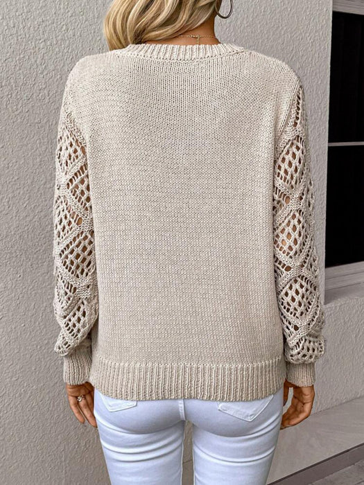 V-neck Pullover Sweater