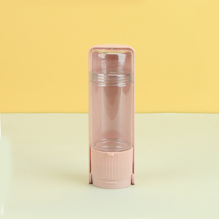 Pet portable Water Bottle With Food Dispenser