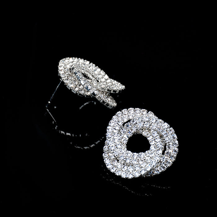 Diamond Round Studs
