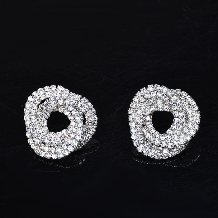 Diamond Round Studs