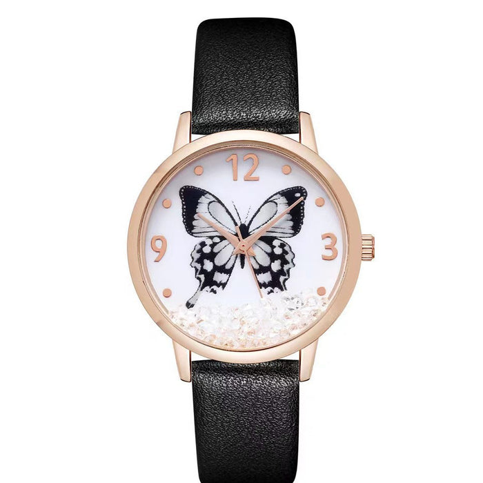 Rhinestone Butterfly Watch