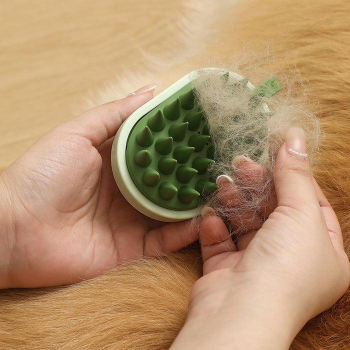Soft Silicone Pet Hair Remover Comb Handheld Bath Massage Brush