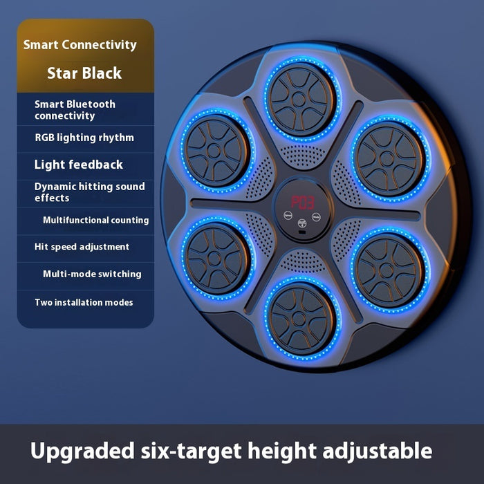 Music Boxing Machine Household With RGB Light Bluetooth-compatible Adults Mode
