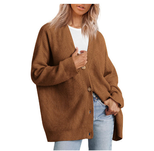 Solid Color Cardigan