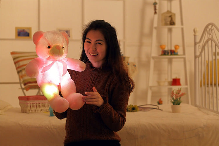 Creative Light Up LED Teddy Bear Stuffed Plush Toy