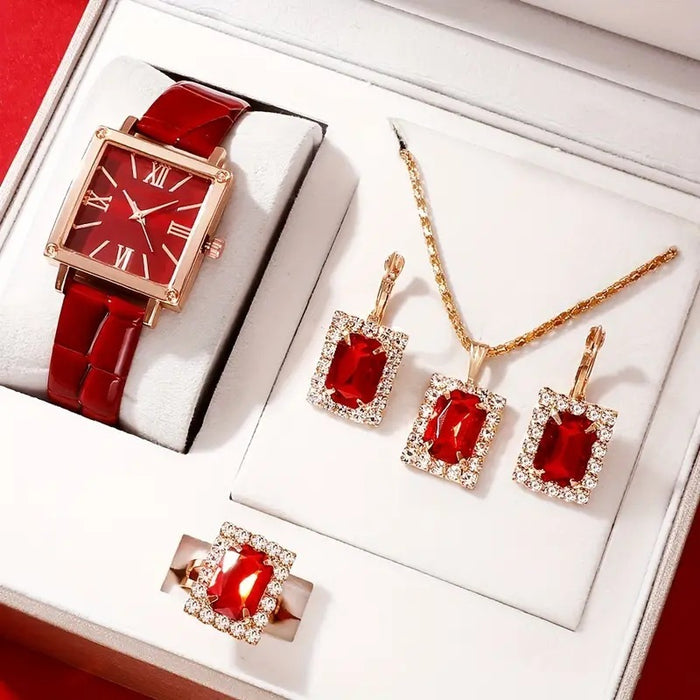 Quartz Watch 4-piece Set