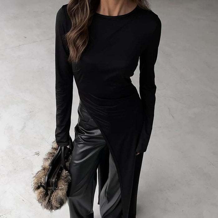 Irregular Slit Dress