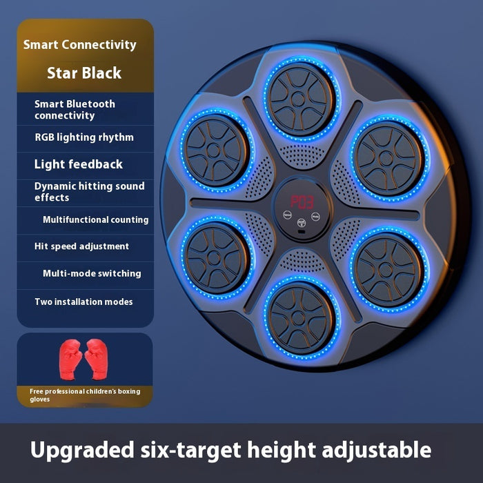 Music Boxing Machine Household With RGB Light Bluetooth-compatible Adults Mode