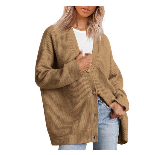 Solid Color Cardigan