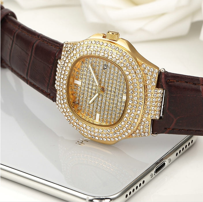 Quartz Diamond Watch