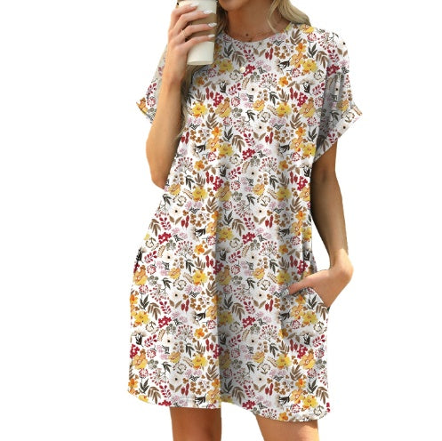 Printed Pocket Dress