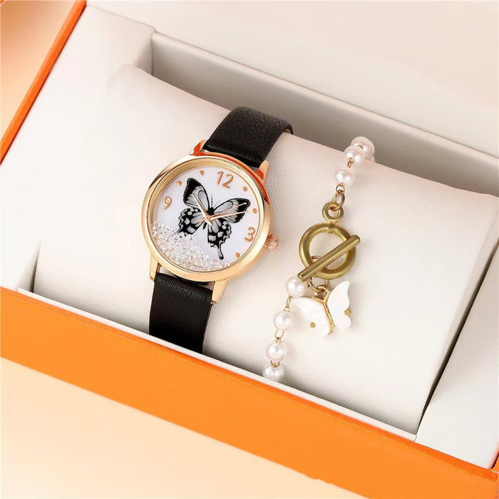 Rhinestone Butterfly Watch