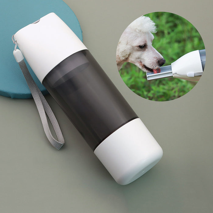 350ml Portable Dog Water Bottle Water Food Container For Dog Pet