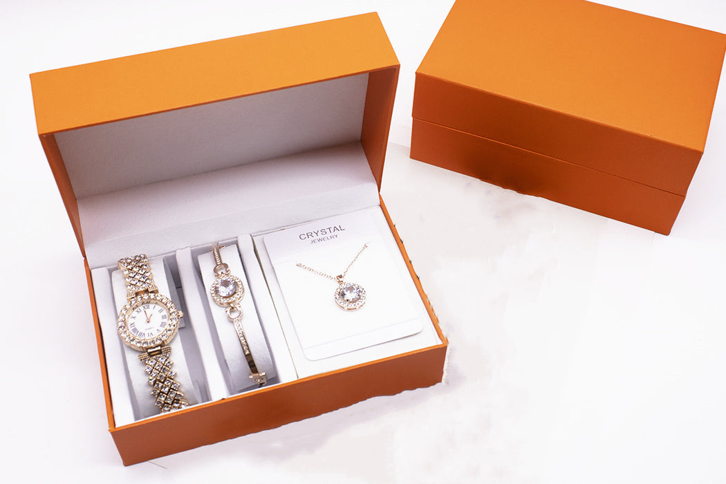 3-piece Rhinestone Watch Set