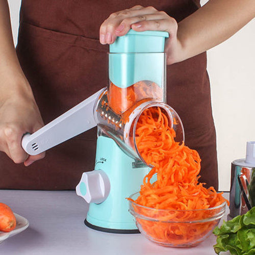 Manual Multifunctional Round Vegetable Cutter Slicer