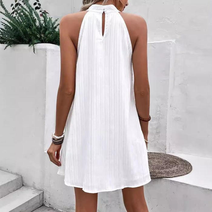 Mid-length Pleated Dress