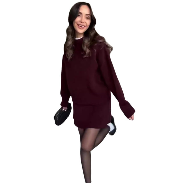 Sweater & Skirt Outfit