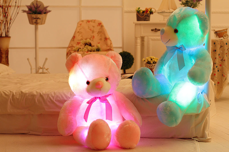 Creative Light Up LED Teddy Bear Stuffed Plush Toy
