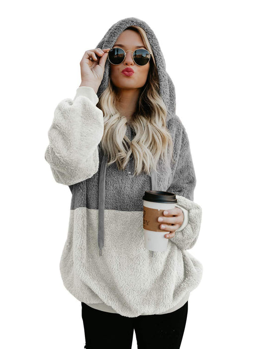 Casual Plush Hoodie