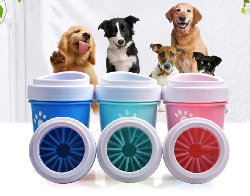 Pet Dog Foot Care Silicon Cleaning Cup