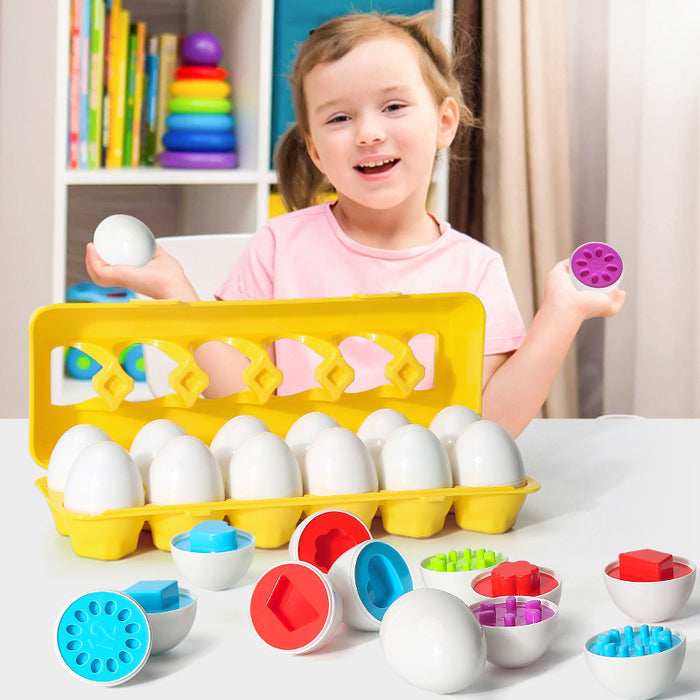 Baby Learning Educational Toy Smart Egg Toy Games Shape Matching