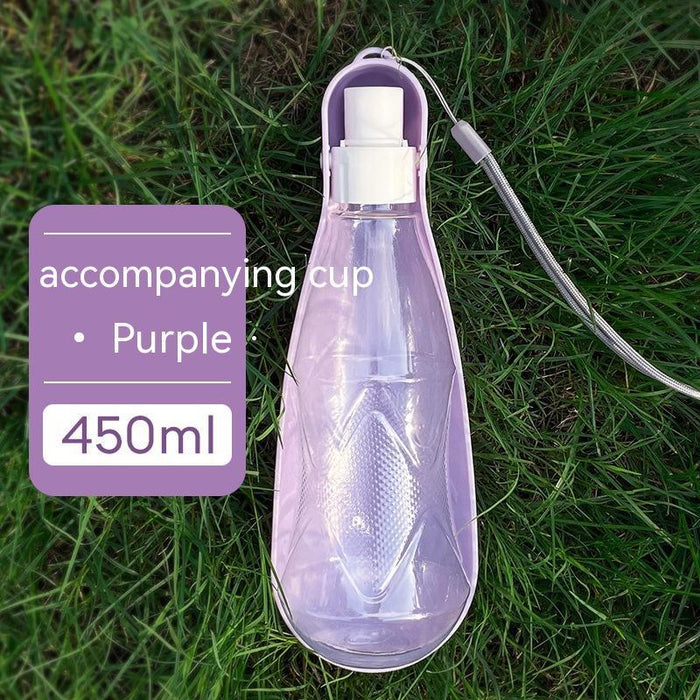 Pet Water Cup Outdoor Portable Folding Dog Water Bottle 550ml