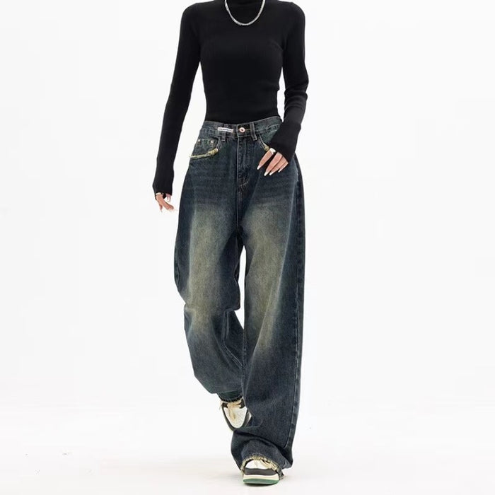 Vintage Straight Loose Jeans
