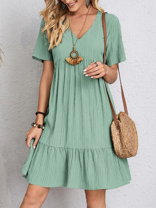 Loose Ruffled Dress