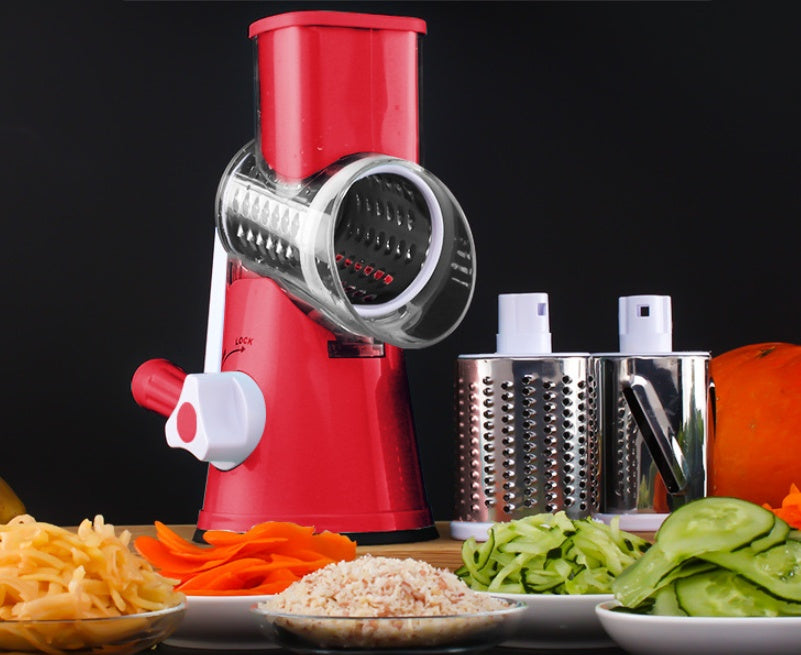 Manual Multifunctional Round Vegetable Cutter Slicer