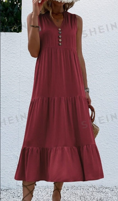 Ruffle Hem Dress