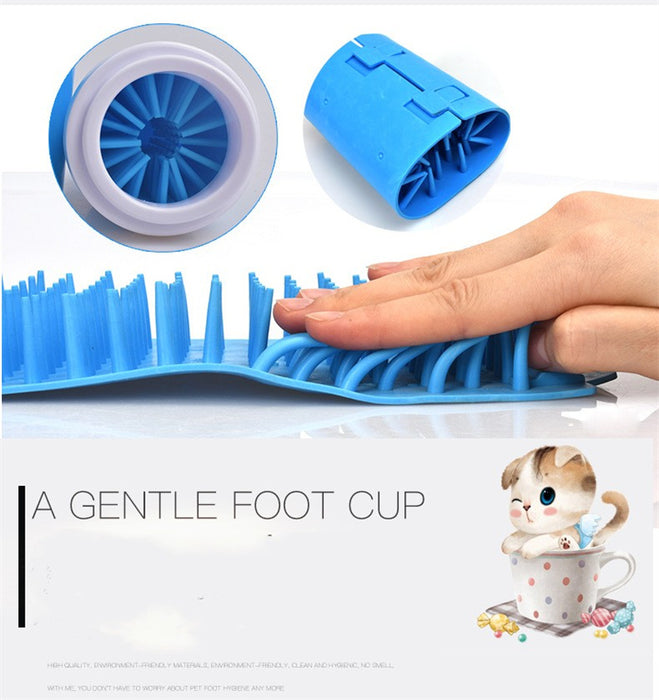Pet Dog Foot Care Silicon Cleaning Cup