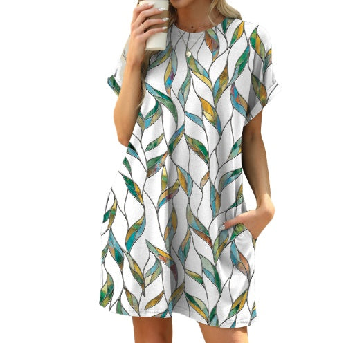 Printed Pocket Dress