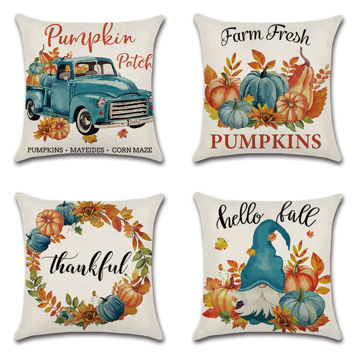Pumpkin Pillowcase Cover