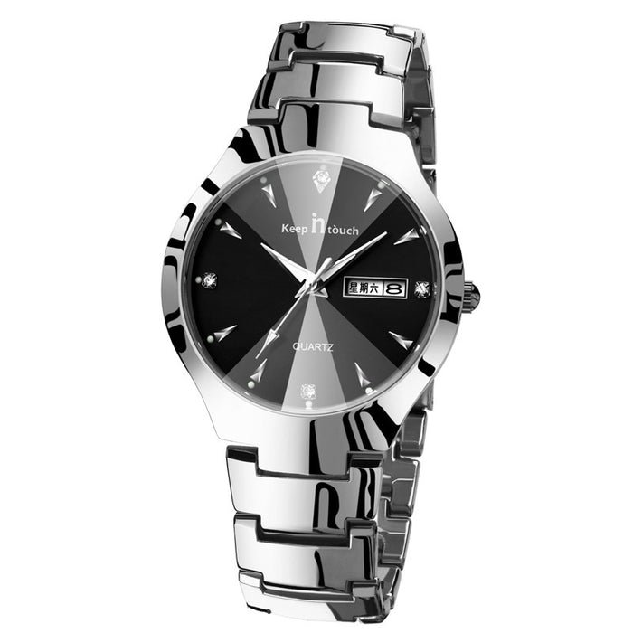 Luminous quartz watch