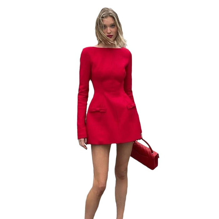Slim-fit Bow Dress