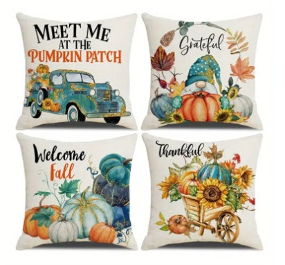 Pumpkin Pillowcase Cover