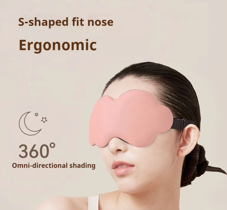 Three-dimensional Cloud Ice Silk Eye Mask