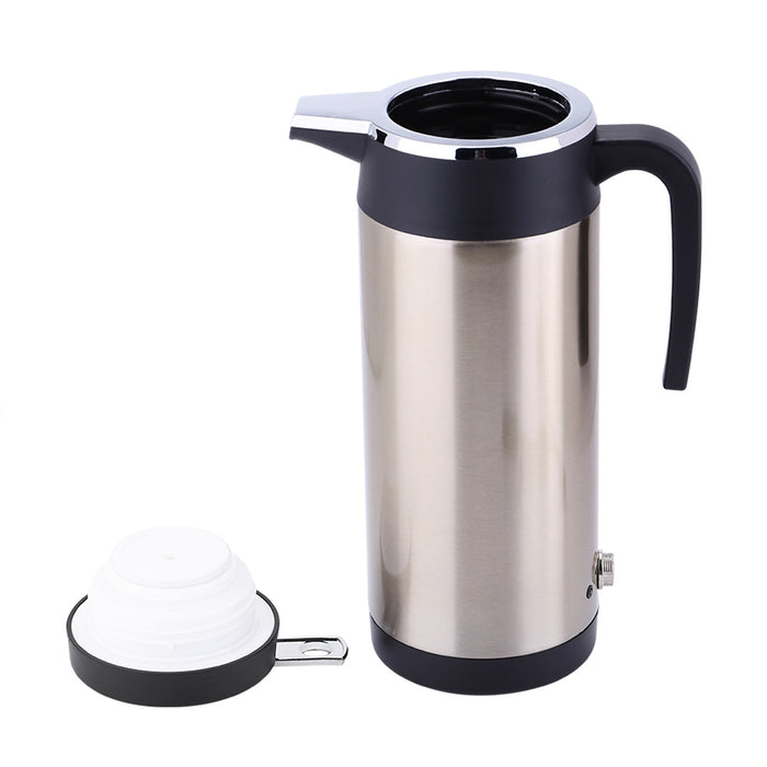 850ml 24V Travel Car Kettle Cigarette Lighter Socket Water Heater Bottle for Tea Coffee