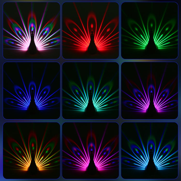 Peacocks Wall projector Light Colorful Ambient