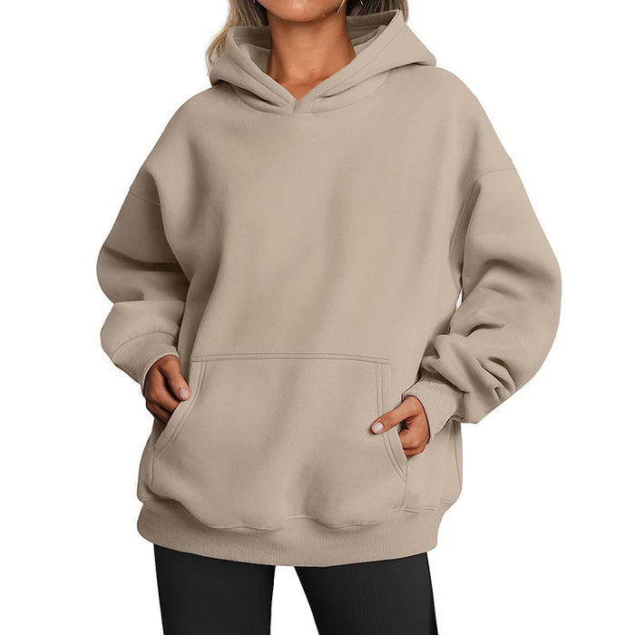 Solid Sweatshirt Oversized