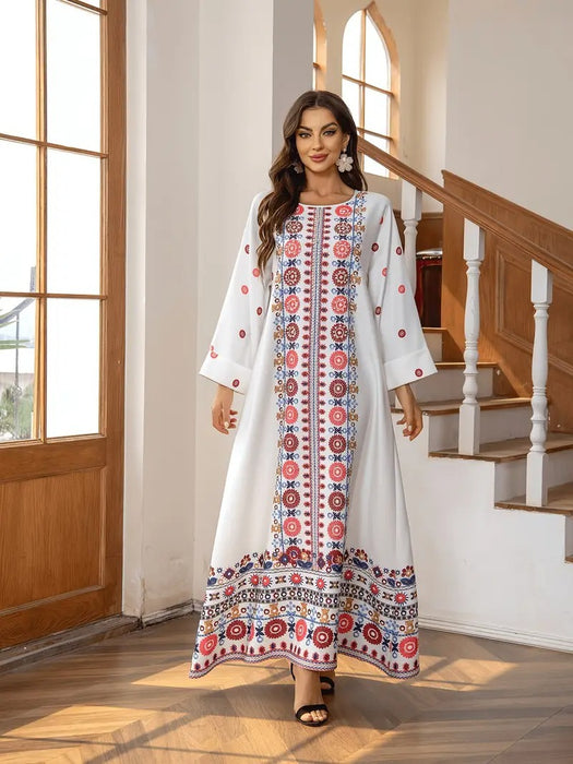 Decorative Printed Dress