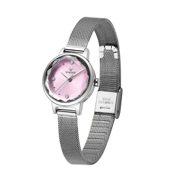 Quartz Watch Mesh Strap