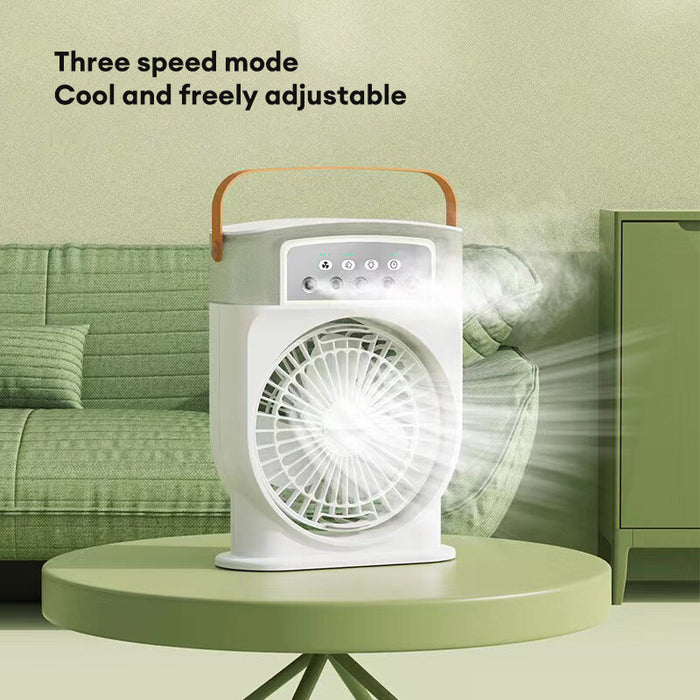 Portable Humidifier Fan Air Conditioner USB 5 Hole Mist Sprayer