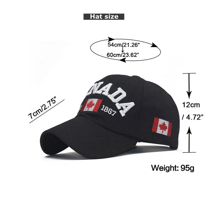 I love Canada Washed Cotton Baseball Cap