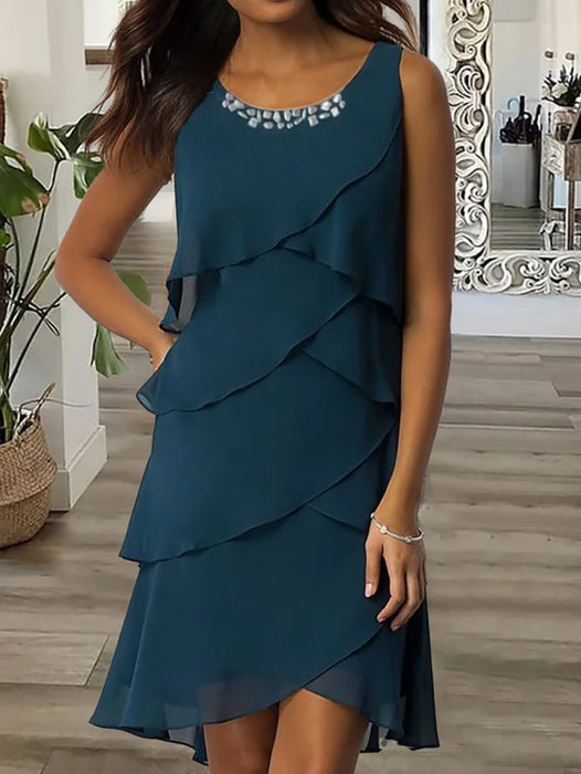 Round Neck Casual Dress