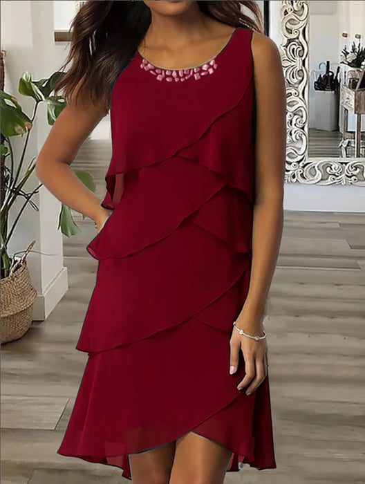 Round Neck Casual Dress